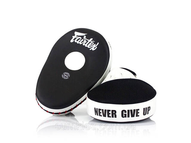 Лапи боксерські Fairtex FMV13 Black/White - Фото 1