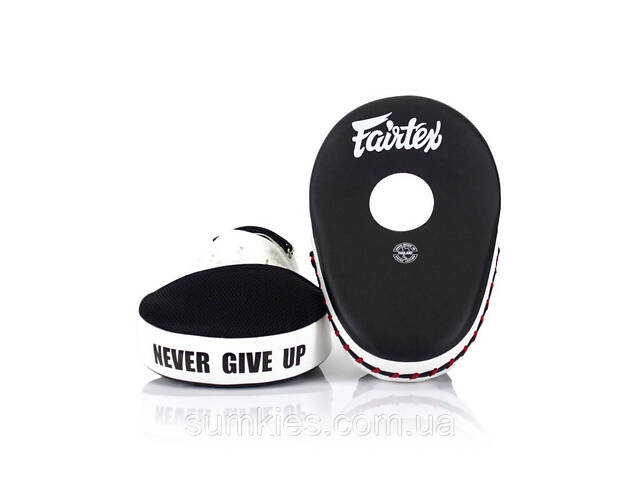 Лапи боксерські Fairtex FMV13 Black/White - Фото 2