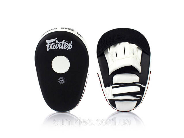Лапи боксерські Fairtex FMV13 Black/White - Фото 3