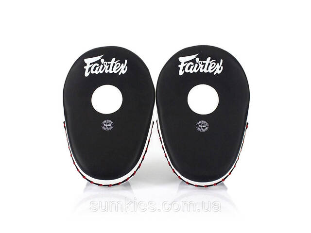 Лапи боксерські Fairtex FMV13 Black/White - Фото 4