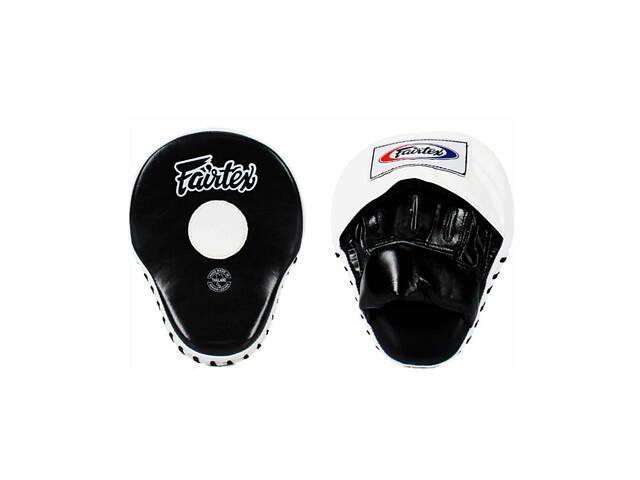 Лапи боксерські Fairtex FMV9 Focus Mitts Black/White - Фото 2