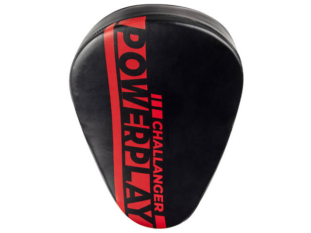 Лапи боксерські PowerPlay 3041 Чорно-Червоні PU [пара] - Фото 2