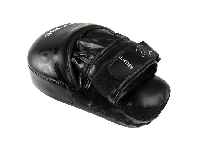 Лапи боксерські PowerPlay 3041 Чорні PU [пара] - Фото 5