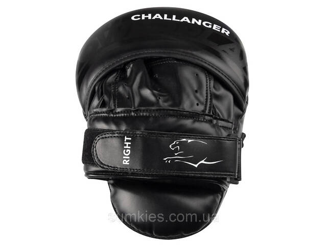 Лапи боксерські PowerPlay 3041 Чорні PU [пара] - Фото 3