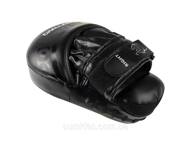 Лапи боксерські PowerPlay 3041 Чорні PU [пара] - Фото 5