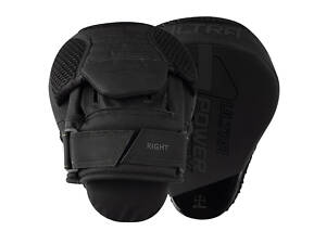 Лапи боксерські PowerPlay 3044 Pro Carbon Ultra Series Чорні PU [пара]