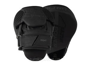 Лапи боксерські PowerPlay 3044 Pro Carbon Ultra Series Чорні PU [пара]