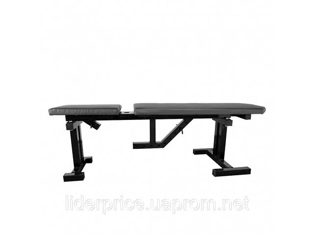 Скамейка для жима горизонтальная, регулируемая RN UM-090 черная, оригинал!! - Фото 2