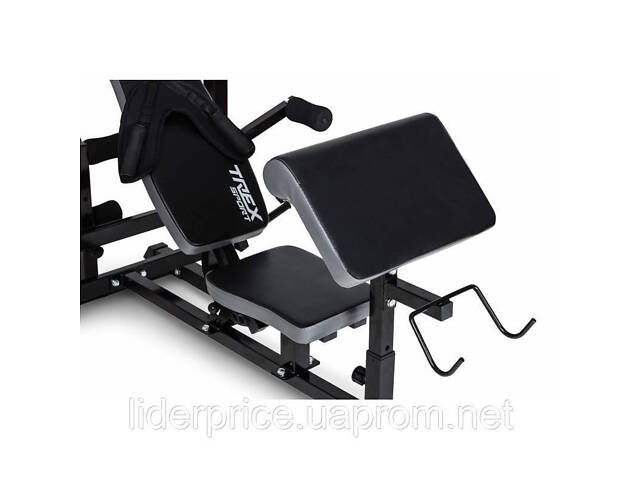 Скамейка тренировочная Trex Sport TX-075 + скамья Скотта + верхняя тяга - Фото 3