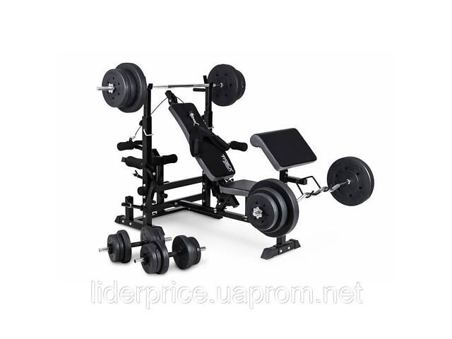 Скамейка тренировочная Trex Sport TX-075 + скамья Скотта + верхняя тяга - Фото 6