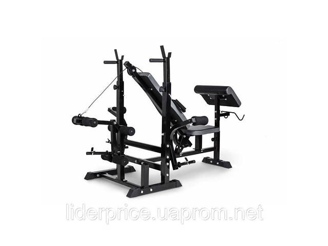 Скамейка тренировочная Trex Sport TX-075 + скамья Скотта + верхняя тяга - Фото 7