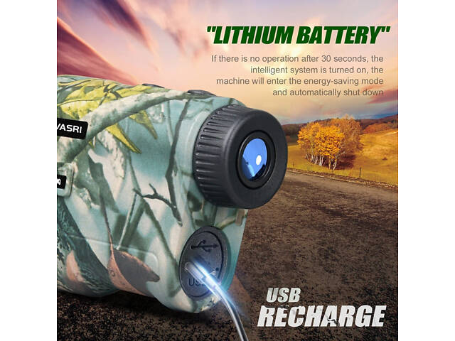 Лазерный дальномер профессиональный до 1000 метров Revasri NK-1000 с измерением угла - Фото 4