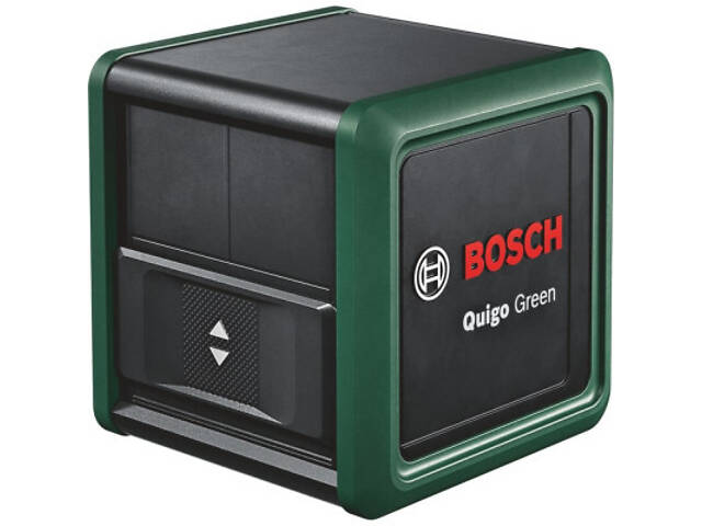 Лазерний нівелір Bosch Quigo Green, точність ±0.8 мм/м, 12 м, зелений, 0.27 кг (0.603.663.C02) - Фото 1