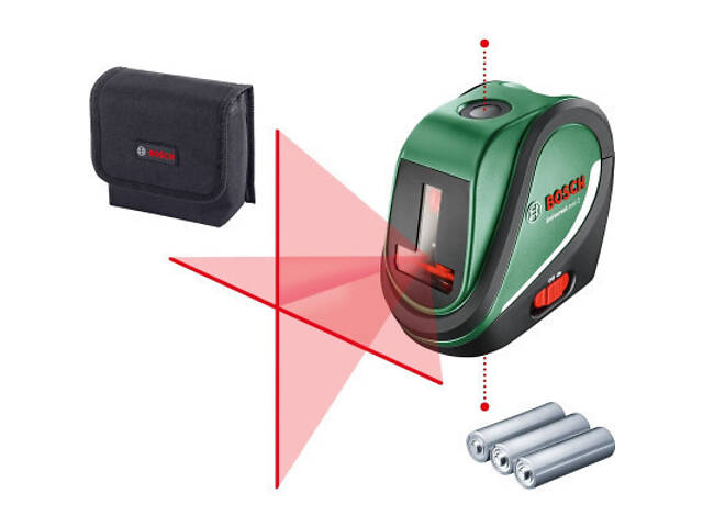 Лазерний нівелір Bosch UniversalLevel2, до 10м, 0.5мм/м, 0.46кг (0.603.663.802) - Фото 1