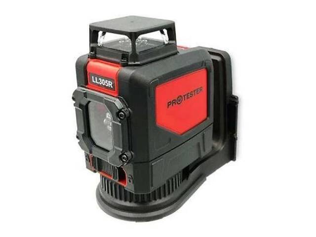 Лазерний нівелір Protester H360°/1V червоний промінь (LL305R) - Фото 2