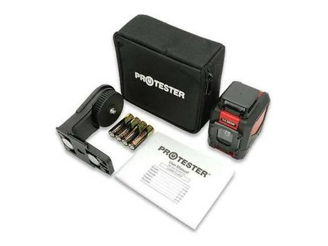 Лазерний нівелір Protester H360°/1V червоний промінь (LL305R) - Фото 3