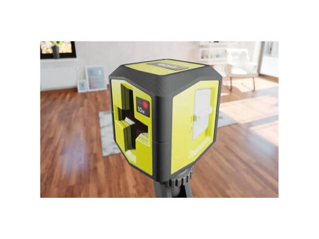 Лазерний нівелір Ryobi RBCLLR1 до 10м, перехресний, червоний промінь (5133004863) - Фото 5