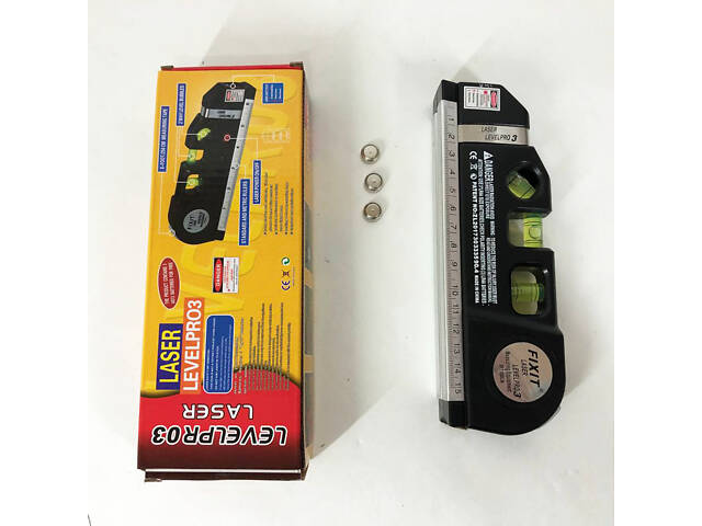 Лазерний рівень Laser Level Pro 3 з вбудованою рулеткою, Високоточний лазерний рівень - Фото 10