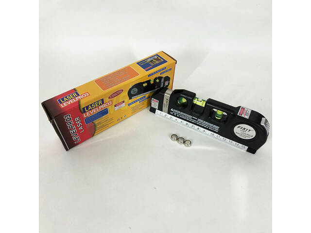 Лазерний рівень Laser Level Pro 3 з вбудованою рулеткою, Високоточний лазерний рівень - Фото 11