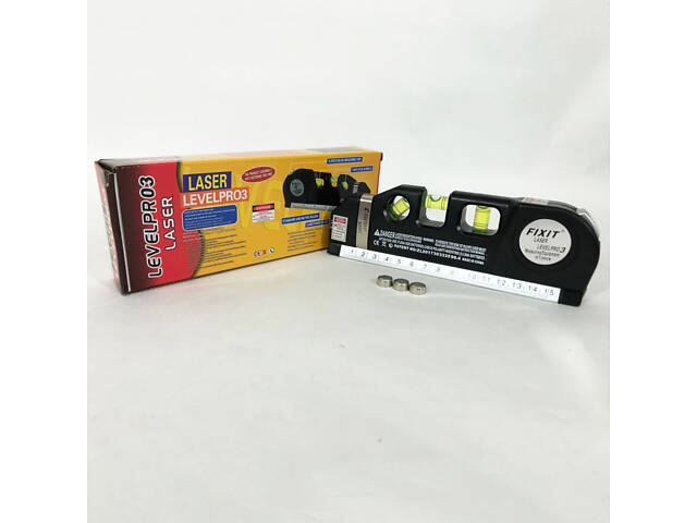 Лазерний рівень Laser Level Pro 3 з вбудованою рулеткою, Високоточний лазерний рівень - Фото 12