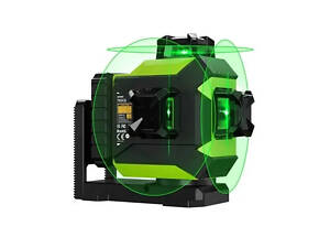 Лазерный уровень нивелир Huepar 703CG 3D Premium 6600мАh Зеленый луч