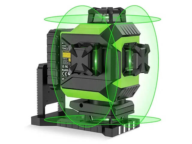 Лазерний рівень нівелір Huepar 704CG 4D Premium 6600мАh (2861391451) - Фото 3