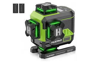 Лазерный уровень нивелир Huepar Z04CG 4D 16 линий с Bluetooth и LCD дисплей (2 аккумулятора)