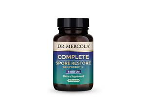 Лечебные грибы и пробиотики, Complete Spore Restore, Dr. Mercola, полное восстановление, 30 капсул