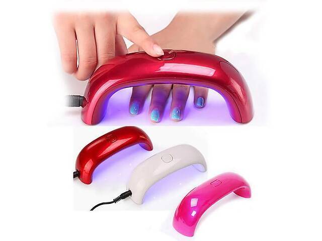 LED лампа для сушки гель-лака, розовый - Фото 3