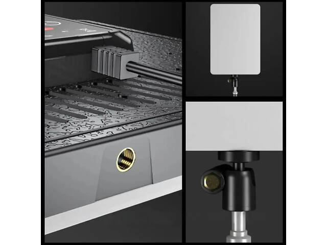 LED-лампа RGB F99 для студійного освітлення 22х15,5см з пультом, від мережі (234575641_826) - Фото 4