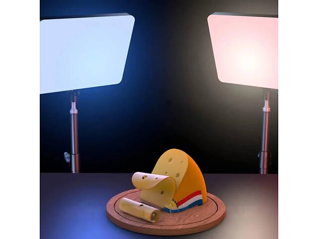 LED-лампа RGB F99 для студійного освітлення 22х15,5см з пультом, від мережі (234575641_826) - Фото 6