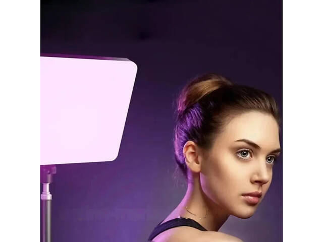 LED-лампа RGB F99 для студійного освітлення 22х15,5см з пультом, від мережі (234575641_826) - Фото 7