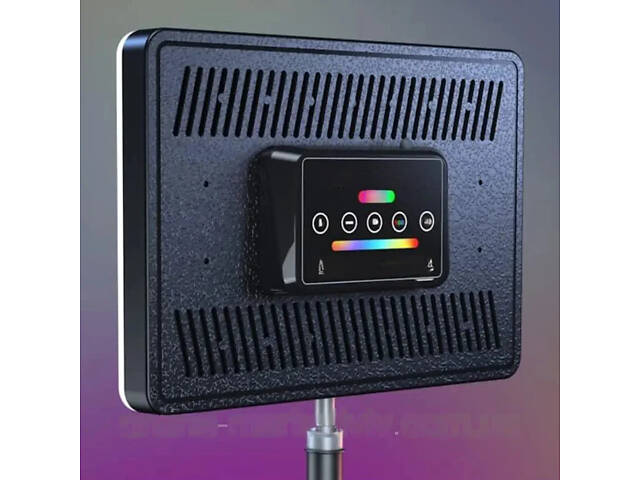 LED-лампа RGB F99 для студійного освітлення 22х15,5см з пультом, від мережі (234575641_826) - Фото 2