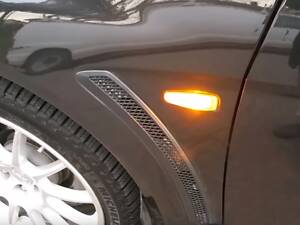 LED Повторювачі динамічні Mitsubishi Lancer Evolution X Outlander Sport 06- покажчик повороту Мiтсубiшi 06-