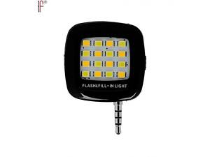 LED спалах для селфи - Black