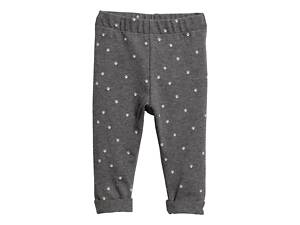 Леггинсы для девочки H&M 5386006 68 см Темно-серый (2030000293285)