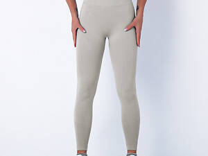 Леггинсы женские спортивные 10923 S серые