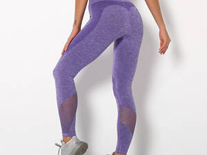 Легінси жіночі спортивні 9670 L фіолетові