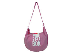 Легка жіноча тканинна сумка через плече Reebok рожева