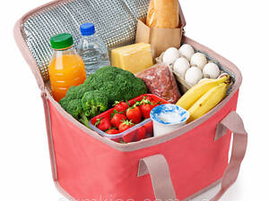 Легка сумка холодильник, термосумка 12L Live in style коралова