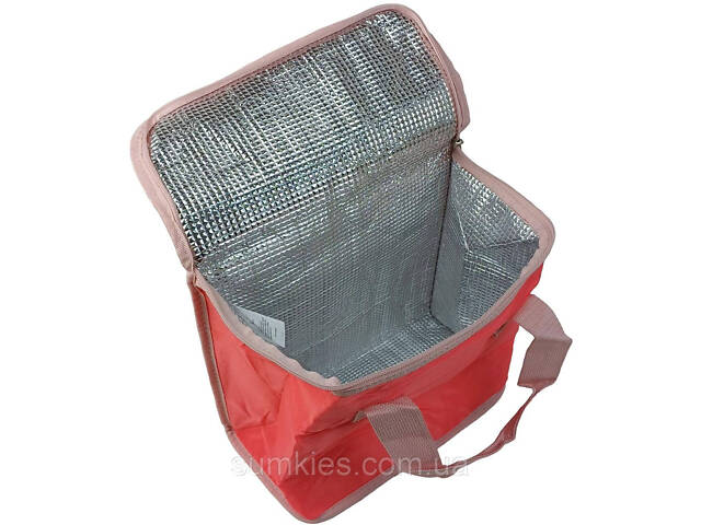 Легка сумка холодильник, термосумка 12L Live in style коралова - Фото 8
