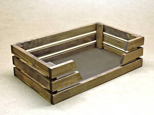 Лежак деревянный для собаки 'Лессер 40х30' мускат