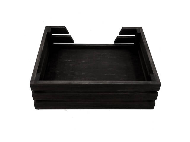 Лежак дерев'яний для собаки 'Лессер 50х40' венге - Фото 2