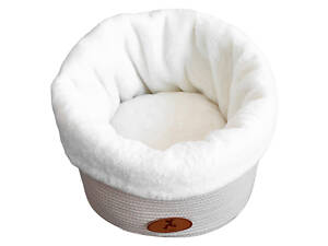 Лежак для домашних животных Hoopet 19X1303M 33*33*26 см Молочный (8929-35866)