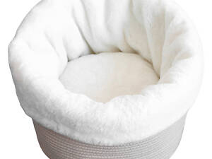 Лежак для домашних животных Hoopet 19X1303M 33*33*26 см Молочный (8929-35866)