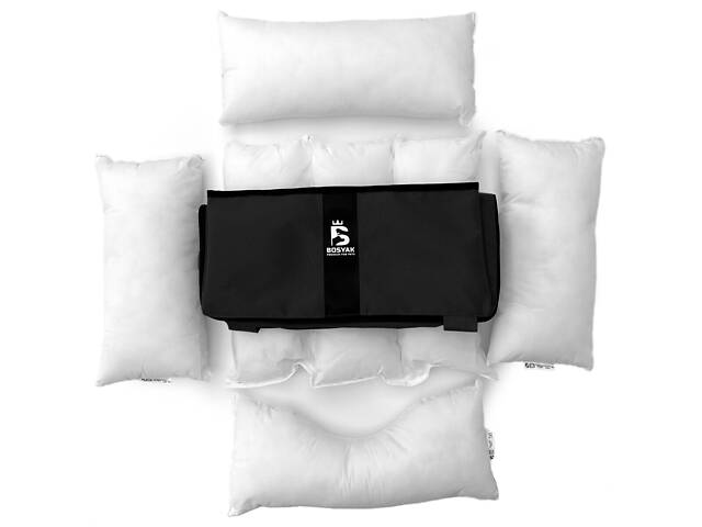 Лежак для кота EGO Bosyak Waterproof XS 50х45х20 см Черный - Фото 3