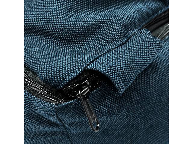 Лежак для собак і котів EGO Bosyak Рогожка M 75x65 Синій (місце для сну для собак і котиків) - Фото 7