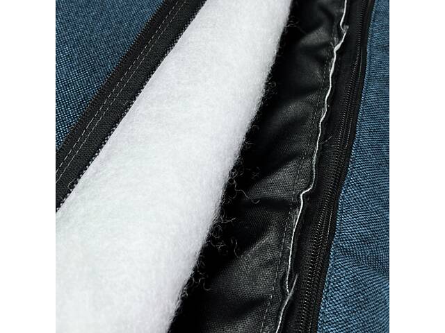 Лежак для собак і котів EGO Bosyak Рогожка M 75x65 Синій (місце для сну для собак і котиків) - Фото 8