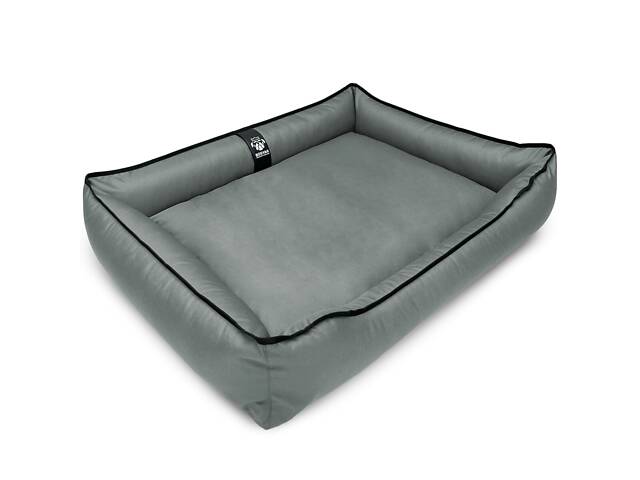 Лежак для собак всех пород EGO Bosyak Waterproof L 90х75 Cерый (спальное место для больших собак) - Фото 1