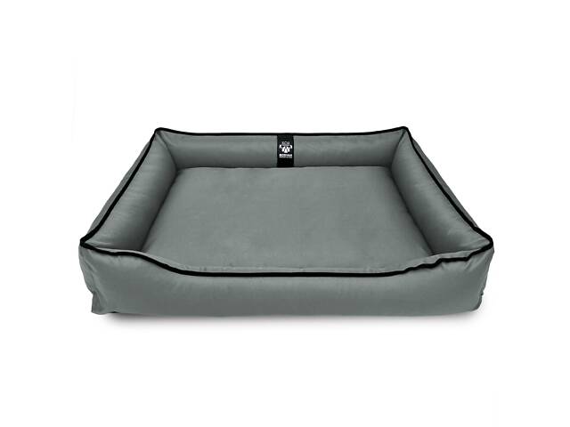 Лежак для собак всех пород EGO Bosyak Waterproof L 90х75 Cерый (спальное место для больших собак) - Фото 2